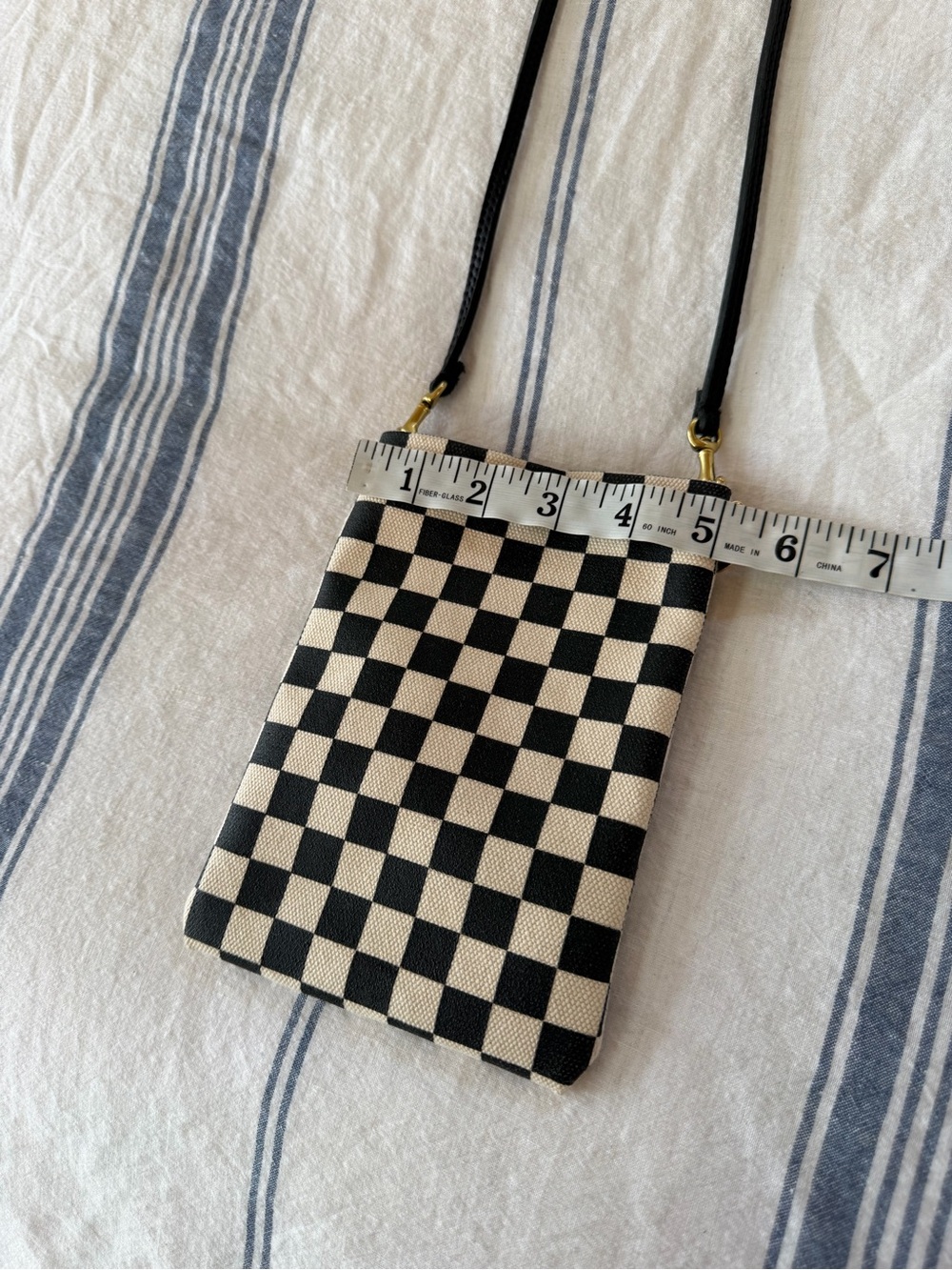 Clare V. Checkered Crossbody Bag - Picture 5 of 7